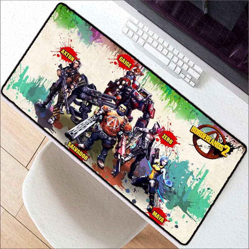  Borderlands Custom Mousepad XL Large Mouse Pad Game Gamer Gaming Keyboard Mat Computer Tablet Mouse