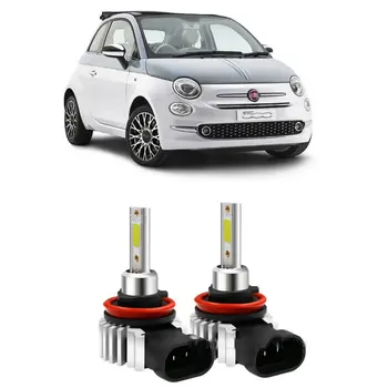 

Led Fog light Lamp Bulb For 2019 Fiat 500 500L 500X 124 Spider error free Car accessories H11 2pc