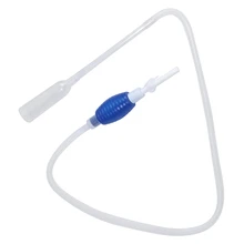 Очистка аквариума ручная выдавливание воды замена очистителя насос 1,9 м длиной