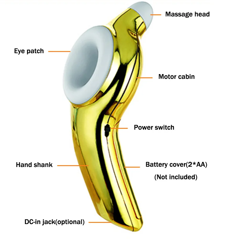 Электрический вибрирующий массажер для глаз ручной антивозрастной прибор
