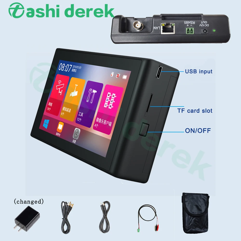 HD Ahd 8mp Камера Тесты er 4 дюйма Cctv сеть инструмент Поддержка DH HIK RTSP Ptz Управление Lan Ip