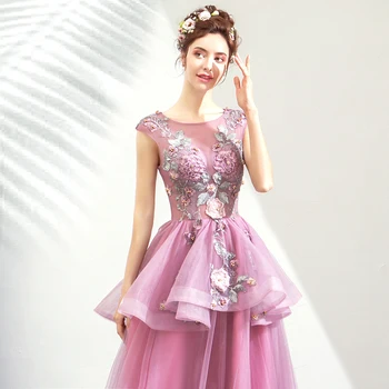 

purple legent corset Vestidos embroidery long dress Luxurious party dress noble bride dress 40-PQP9-BZWC