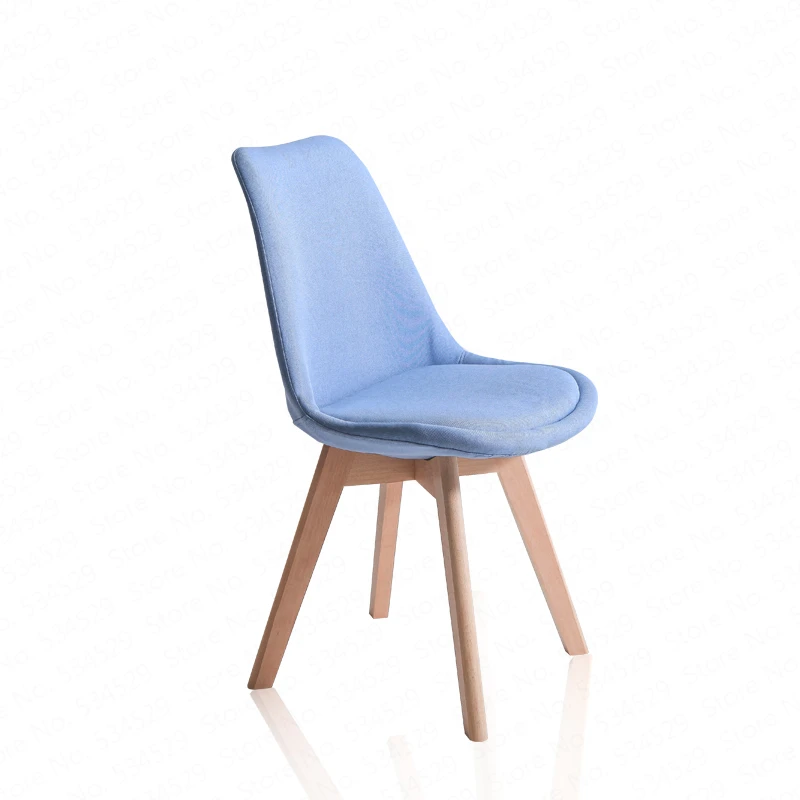 

B Simple Modern Home Dining Chair Back Office Chair Creative Solid Wood Nordic Chair