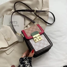 

Retro Letter Crossbody Messenger Bag for Women 2021 Mini Winter Quality Lady Luxury Designer Mobile Phone Handbag Purses