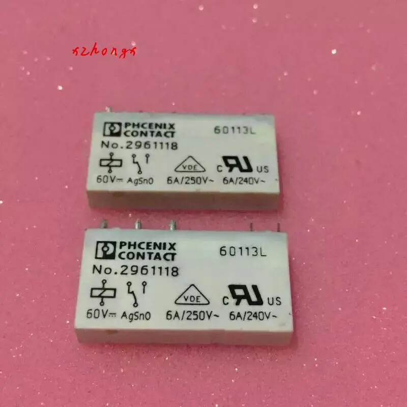 Контактное реле Phoenix № 2961118 6A/250 V 60V