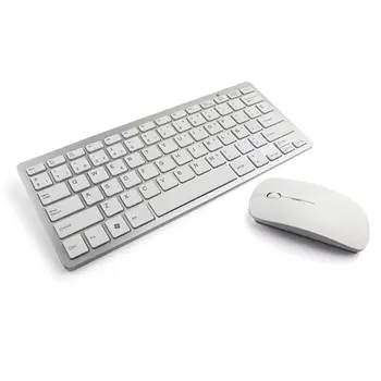 

2.4G Mini Portable Wireless Keyboard and Mouse Mice Set Waterproof for Computer