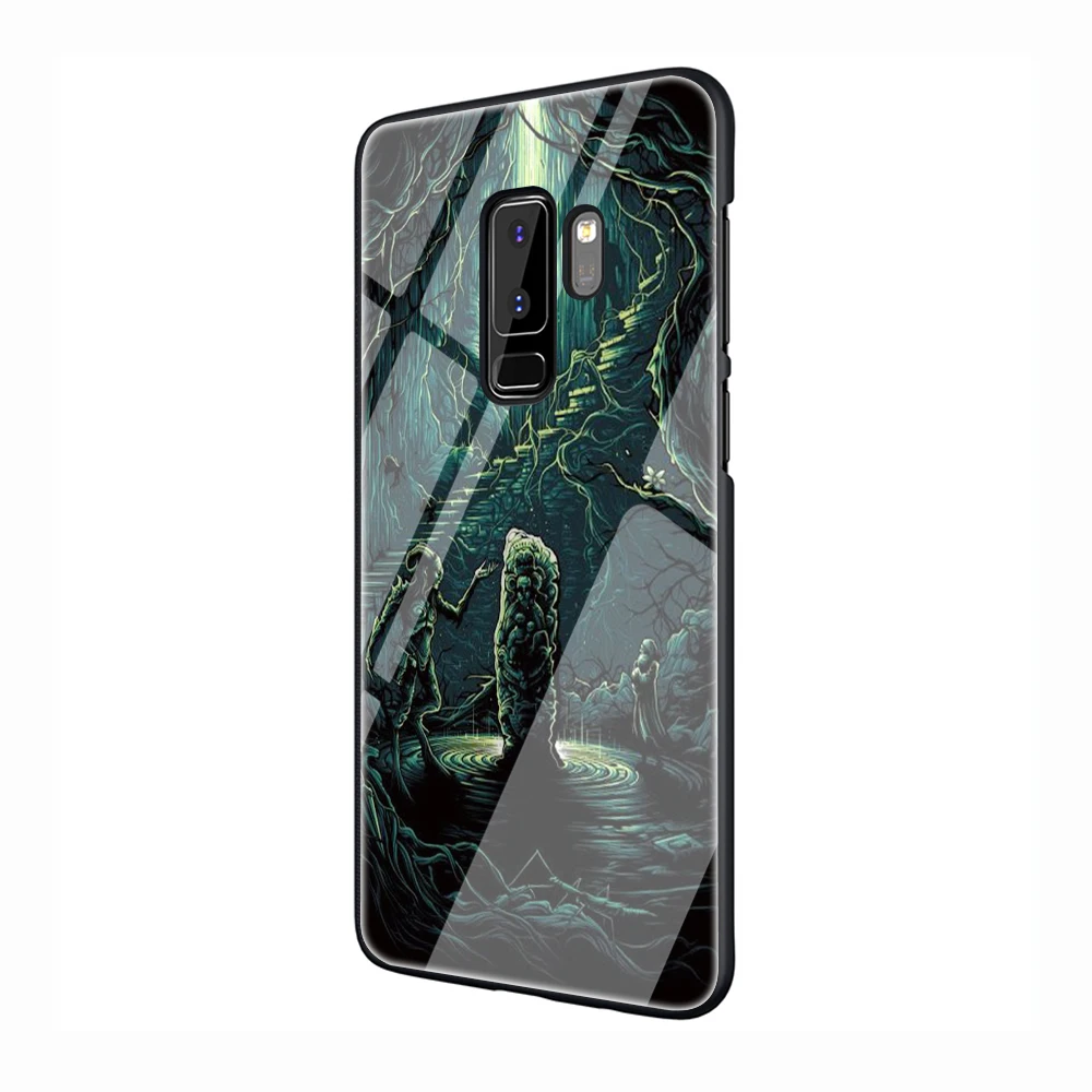 EWAU Властелин колец Стекло чехол для телефона для samsung Galaxy S7 8; большие размеры 9, 10; плюс 10 плюс Note8 9 10 плюс A10 20 30 40 50 60 70