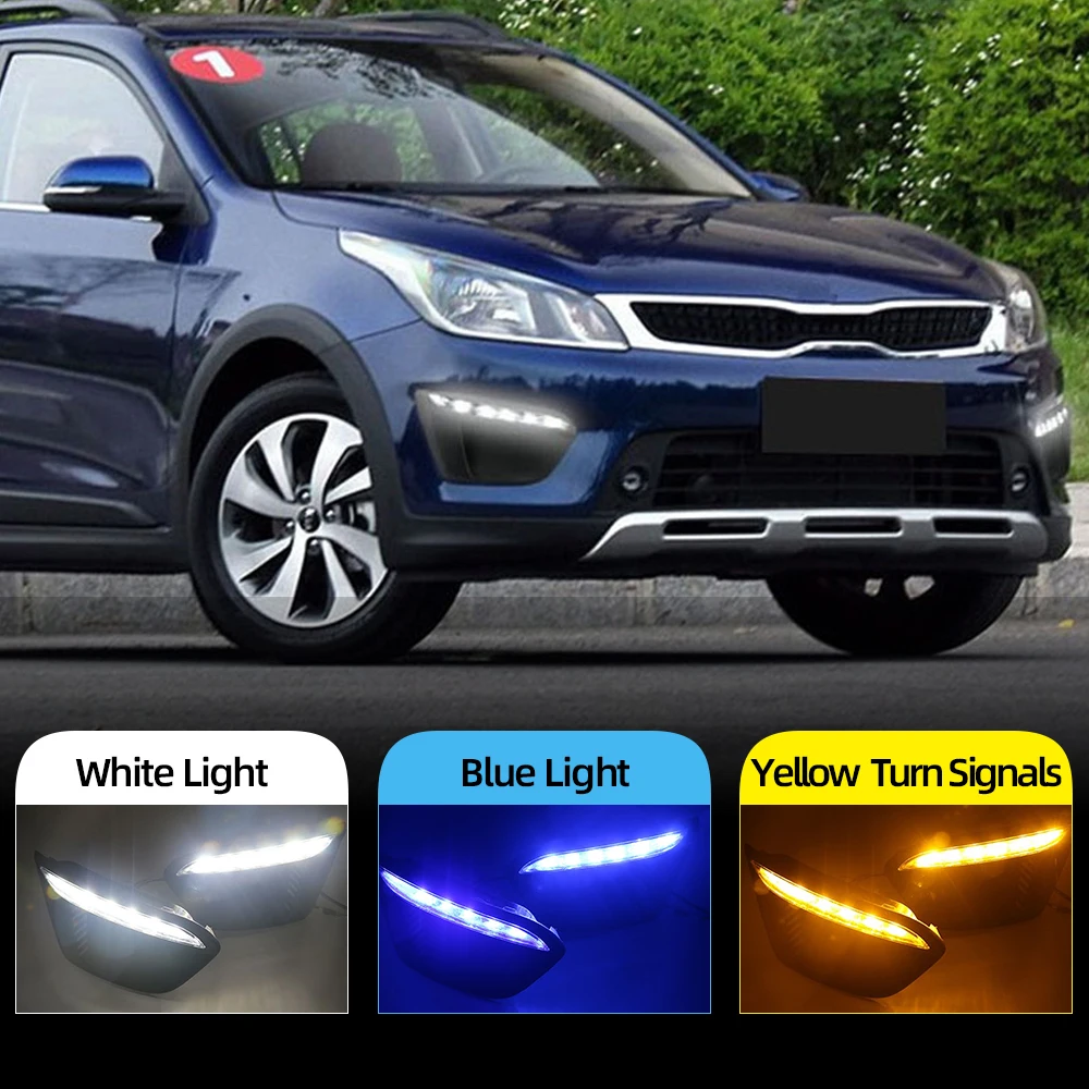 CSCSNL 1 пара супер ярсветодиодный одов для России KIA RIO X Line 2018 2019 Автомобильные