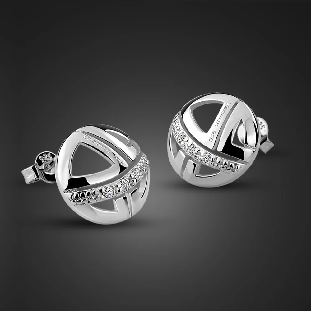 

Женские серьги из серебра 100% пробы, с геометрическим рисунком