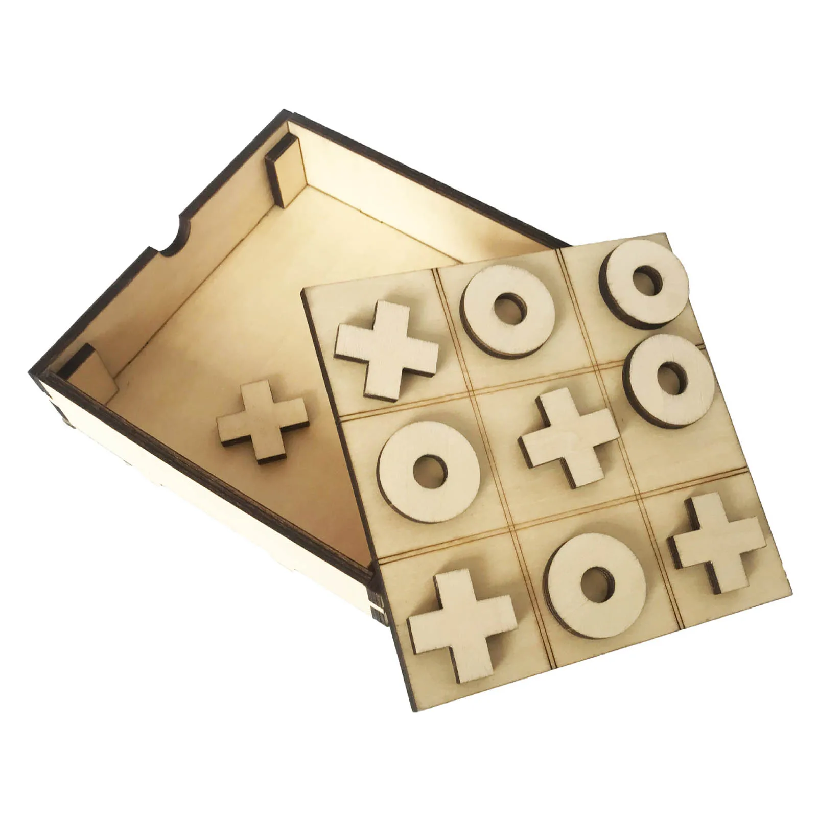 Circle And Cross XO Chess Board Game, Family Board Game, Coffee Table