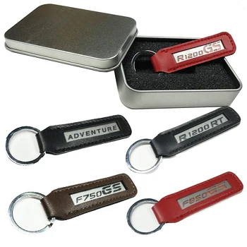 

Motorcycle Metal Leather Key Holder Chain Collection Keychain fits For BMW R1200GS LC ADV R1200RT R1250GS F750GS F850GS Keyring