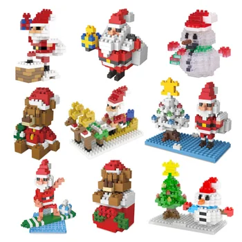 

New Brickheadz Lepining Christmas The Avengers Justice League Marvel Super Hero Hulk Thanos Building Block Bricks Toys Kids