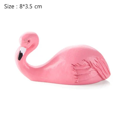 Flamingo Крючок держатель для ключей настенная смола мультфильм сильный вискозный крючок наклейка для кухни крюк настенная дверь без пробивки и треккинга - Цвет: Flamingo