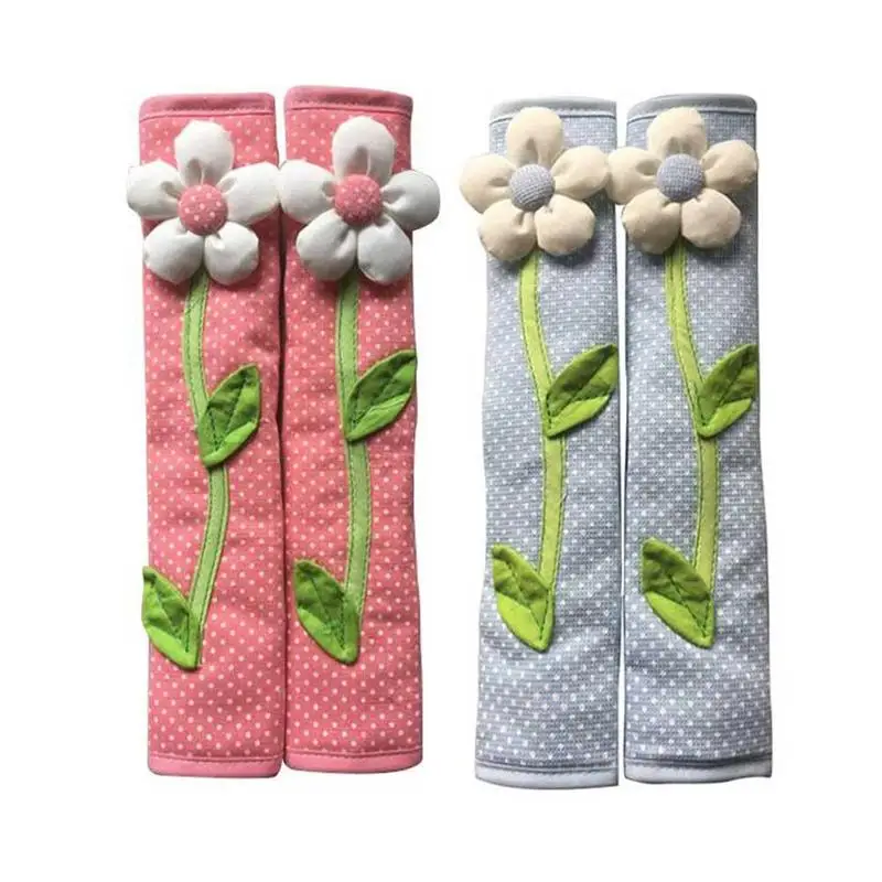 1PC Pink Cotton Refrigerator Handle Gloves Fits Appliance Cabinet Handles Cute Covers Winter Keep Warm Home Kitchen Accessories