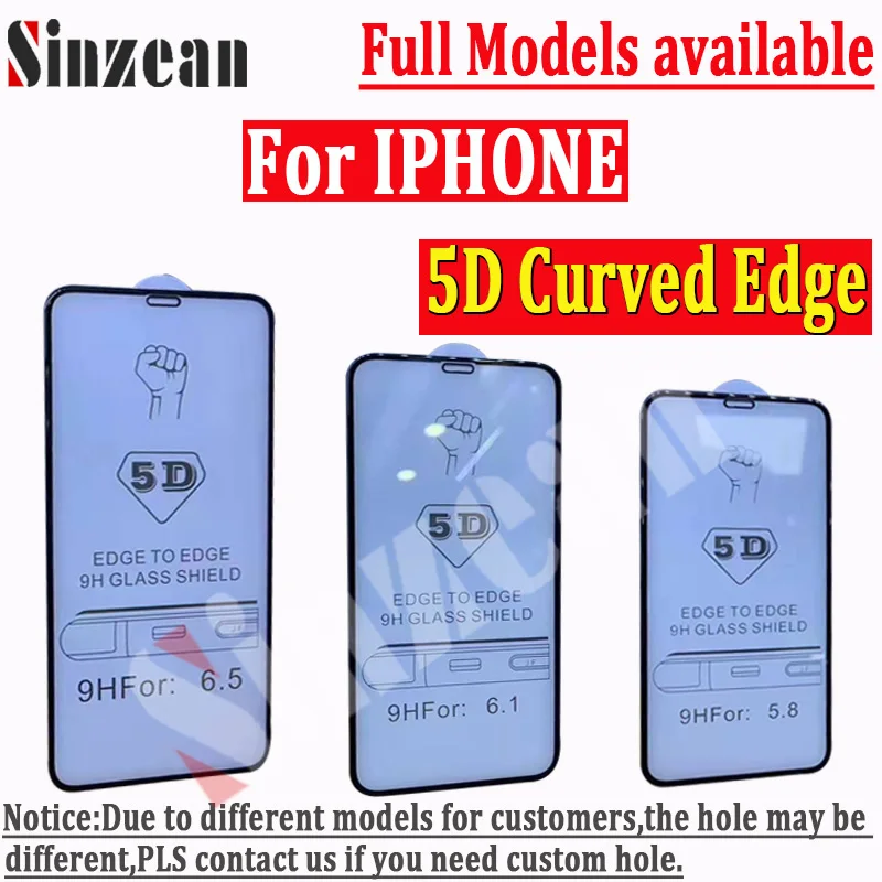 US $660.00 1000pcs For IPHONE 12 Pro Max11 Pro MAXXSXR Full Cover 5D Tempered Glass For IPHONE 76s8 Plus Curved Edge Screen Protector