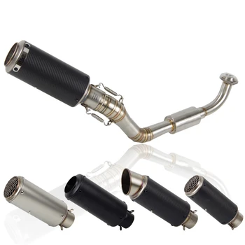 

Aerox 155 nvx 125 Slip-on Motorcycle exhaust muffler complete exhaust middle link pipe DB killer for Yamaha NVX125 155 Aerox 155