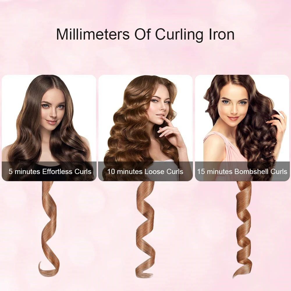Hair curler 2021 latest anti perm curler, automatic rotation curler, curling irons ceramic heating curler, hair styling tool.