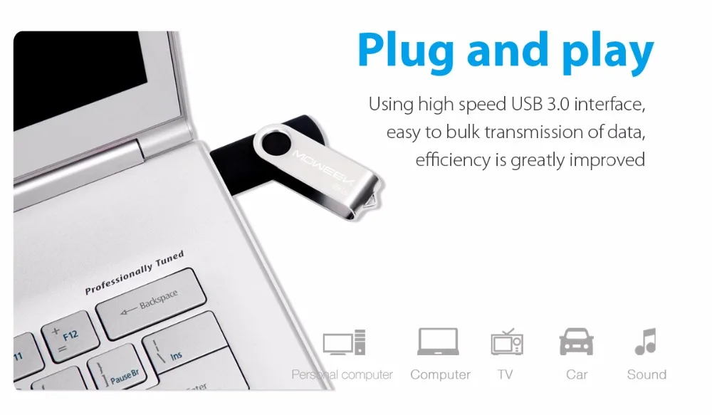 Moweek высокая скорость 3,0 USB крутой флэш-накопитель вращающийся металлический флеш-накопитель реальная емкость 4 ГБ 8 ГБ 16 ГБ 32 ГБ 64 ГБ usb флеш-накопитель