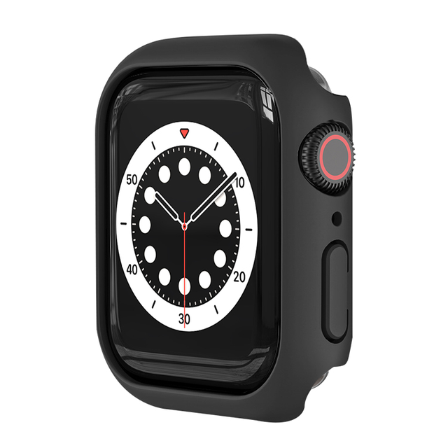 For Apple Watch Case 6 se 5 4 3 44mm 40mm 42mm 38mm Accessories PC Screen Protector bumper iWatch series 7 41mm 45mm Case