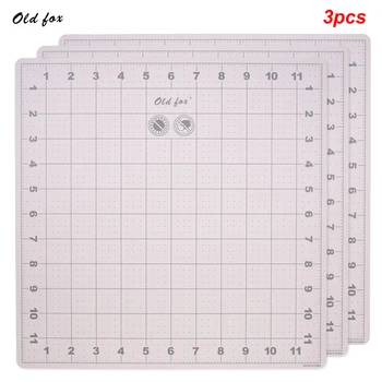 

12 * 12 Inch Durable Cutting Mat Self Healing Double Sided Non-slip PVC Board Plate for Quilting Sewing Scrapbooking Arts Crafts