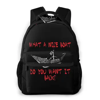 

What A Nice Boat New Pattern knapsack Under the Dome Teens Books Backpack