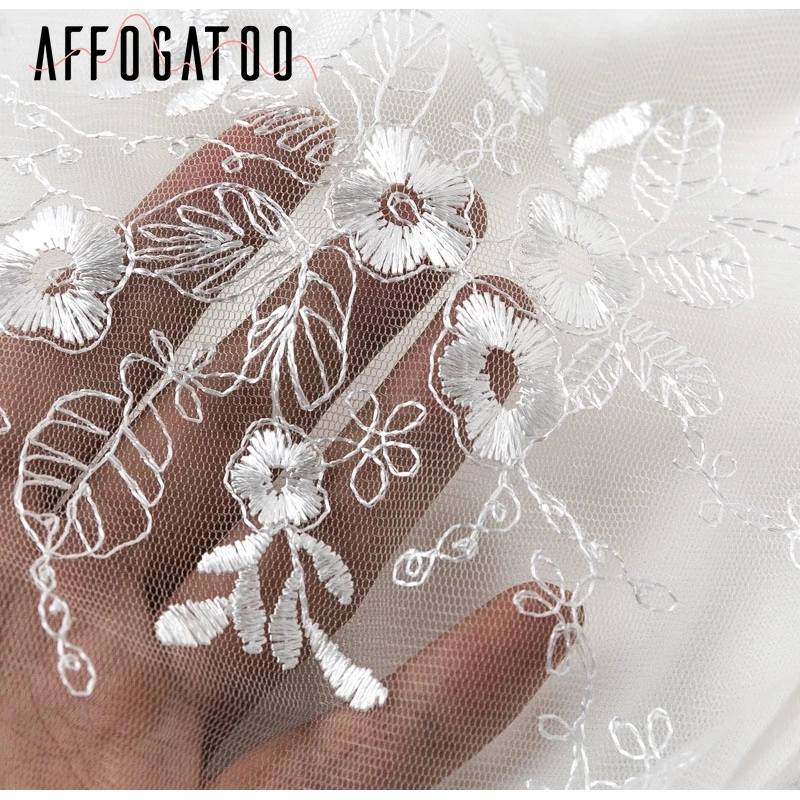 Afogatoo сексуальное Сетчатое белое платье с открытой спиной, женское элегантное кружевное вечернее платье с v-образным вырезом, с вышивкой, с высокой талией, на бретелях, женское длинное платье