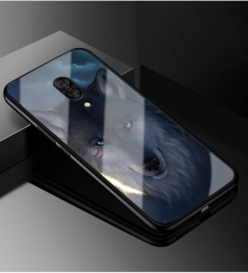 02 Для lenovo Z5 Pro GT чехол PC Пластиковый стеклянный чехол для телефона черный ТПУ бампер чехол для lenovo Z5 Pro GT задняя крышка для lenovo Z5Pro GT - Цвет: 02