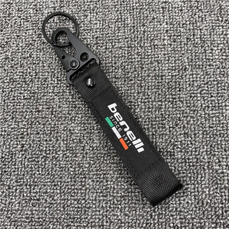Новый дизайн Универсальный брелок для ключей с вышивкой мотоцикла Benelli TRK 502 Leoncino