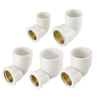 

uxcell Slip x Female Threaded 90 Degree PVC Pipe Fitting Elbow for Furniture Shelves and Pool Products