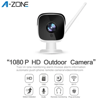 

A-ZONE Wifi Outdoor IP camera 1080P Waterproof 2.0MP Wireless Security Camera Two Way Audio P2P Bullet Video Surveillance Camera