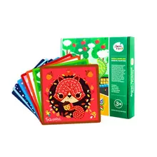 Детские наклейки для дома с животными, мозаика, алмазная бумага, 3D стерео наклейки, мультфильм, сделай сам, набор ручной работы