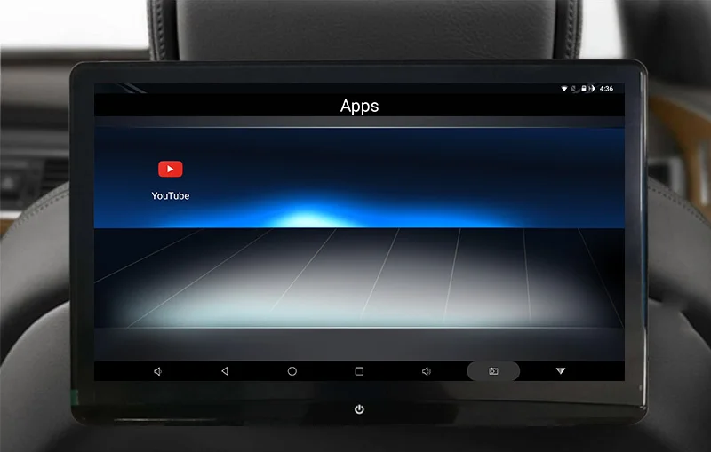 Семейный автомобильный 12,5 дюймовый Android 9,0 1920*1080 4K 1080P Автомобильный подголовник с сенсорным экраном wifi/Bluetooth/USB/SD/HDMI/FM/зеркальное отображение