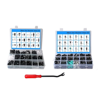 

715 PCS Car Retainer Clips Fasteners Cars Body Kits Car Door Panel Trim Clips Kit for Ford GM Toyota Honda Chrysler BMW Benz Nis
