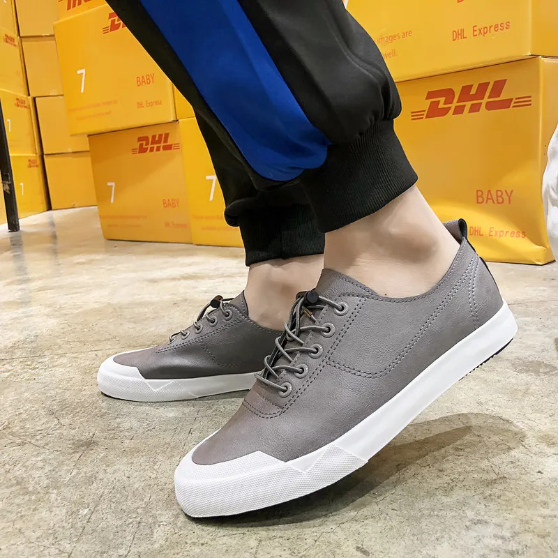 

White shoes men's spring shoes men's tide shoes 2019 new autumn and winter men's wild casual Korean version of the flat white sh