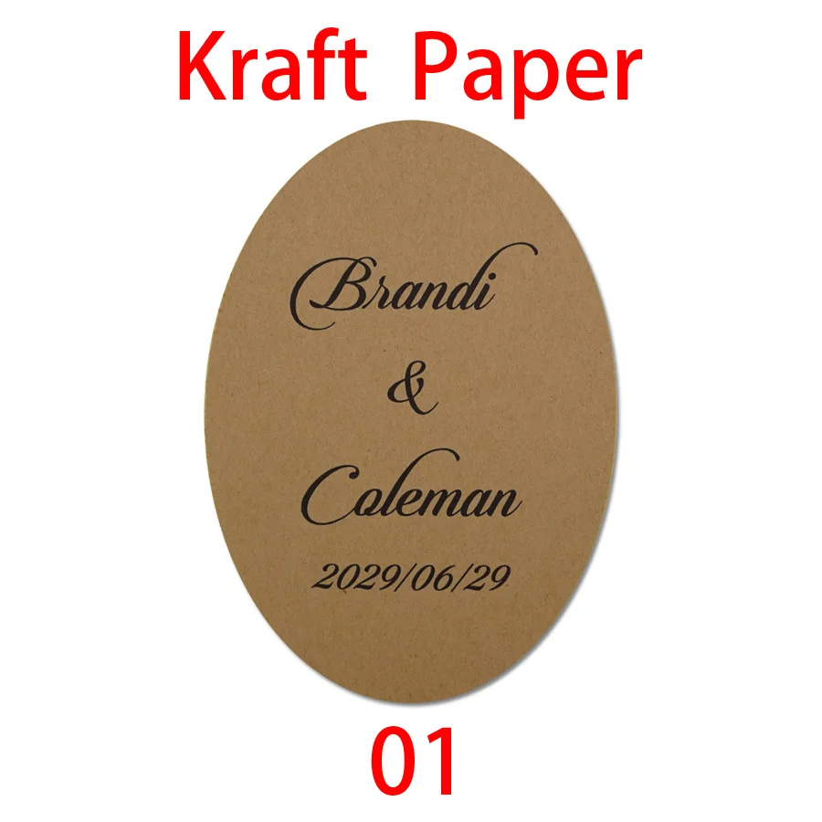 thumbnail image 1 of 20 unidades/lote de pegatinas personalizadas para bodas, cumpleaños, fiestas, despedidas de soltera, etiquetas de vino, envoltorios de botellas, 6 diseños diferentes, 1 of 5