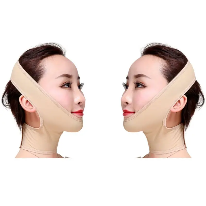 Unisex Face Slimming Mask Lengthened V Face Neck Lift Belt Cheek Slim Bandage Remove Double Chin Adjustable Beauty Shaping Tool
