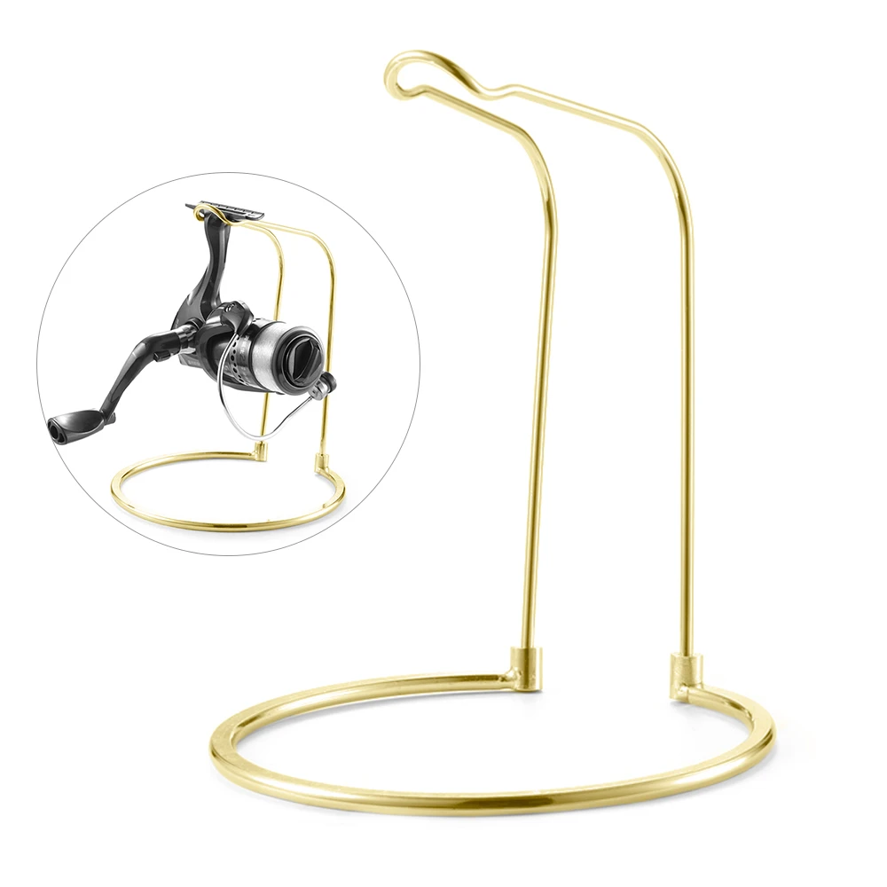2021 Newest Stainless Steel Fishing Reel Display Stand Support Spinning