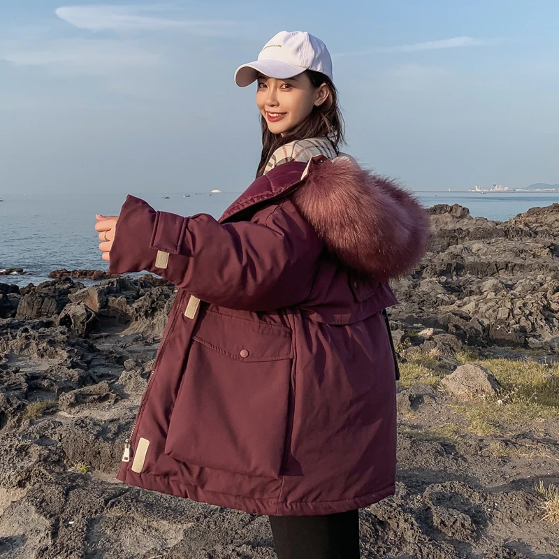 Korean Style 2019 Winter Jacket Women Warm Thicken Loose Female Coat W_B2_13