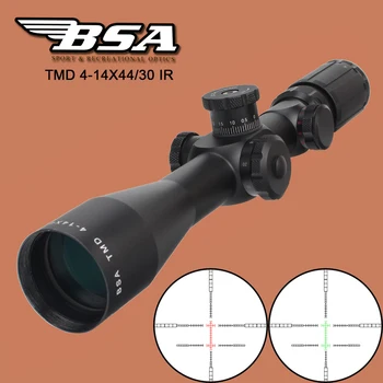

BSA TMD 4-14X44IR FFP Hunting Shooting Riflescope First Focal Plane Glass Etched Reticle RG Illuminated Tactical Optics Sight