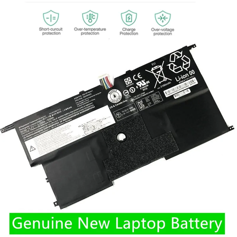 HKFZ NEW Laptop Battery 15.2V 50Wh 00HW002 for X1 Gen3 00HW003 SB10F46440 X1C | Компьютеры и офис