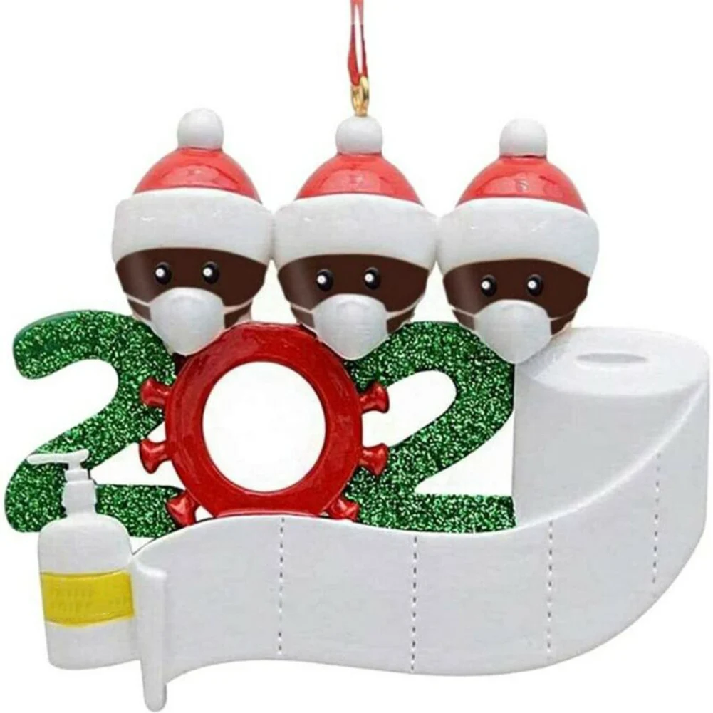 2020 Snow Family Santa Christmas Home Party Hanging Ornaments Xmas Decorations 