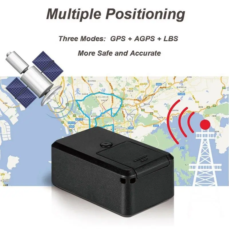 GF-19 мини беспроводной gps локатор трекер Водонепроницаемый Магнитный позиционирование wifi сигнализация отслеживание приложение Встроенная батарея для детей