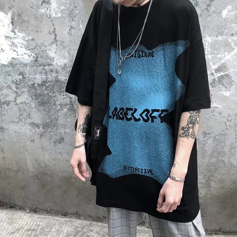 CoooColl 19SS ERROR HIP HOP SWAG Harajuku летние хлопковые топы с короткими рукавами для мужчин и женщин, футболка большого размера, футболки