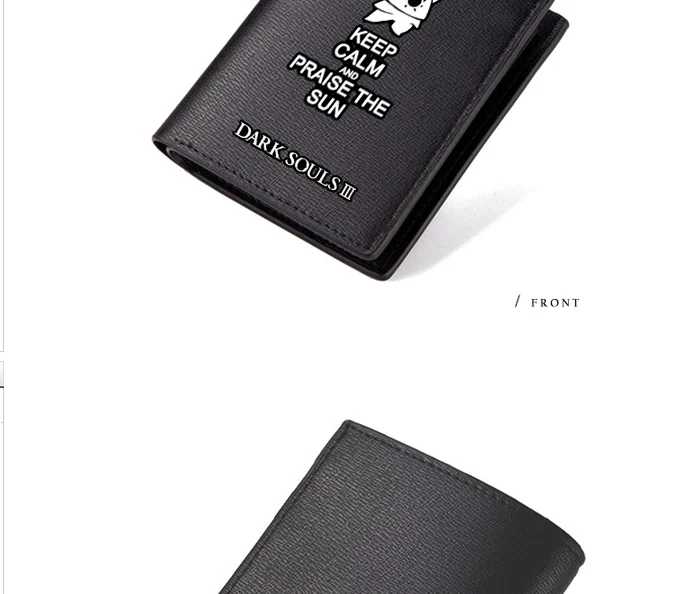 Dark Souls Wallet Teenage Boys Favorite Black Long Purse Short Wallets Best Birthday Gifts (3)