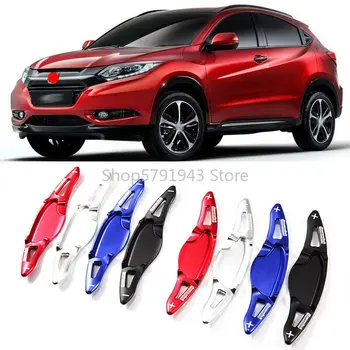 

2PCS Car Alloy Add-On Steering Wheel DSG Paddle Shifters Extension For Honda HR-V 2015-2018