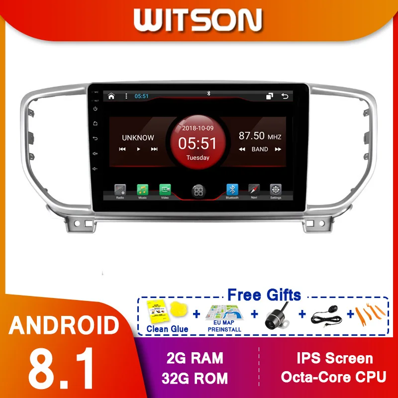 Автомобильный мультимедийный DVD плеер WITSON с 9 &quotсенсорным экраном FULL HD Android 10 0 GPS
