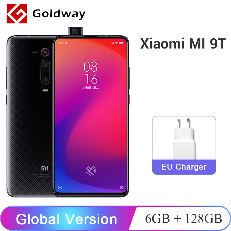 Мобильный телефон Xiaomi Mi 9T (Redmi K20) 6 ГБ ОЗУ 128 ПЗУ Snapdragon 730 восемь ядер 39 дюймовый