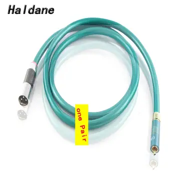 

Haldane Pair HIFI Ortofon 8N-OFC Pure Copper Carbon Fiber XLR to RCA Intecconnect RCA Audio Cable for AMP CD Player Audio Cable