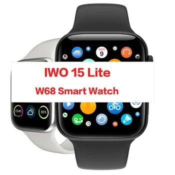 

IWO 15 W68 Sport Mode Fitness Smart Watch Men Women Blood Pressure Heart Rate Monitor Bluetooth Music Fashion Smartwatch VS W34