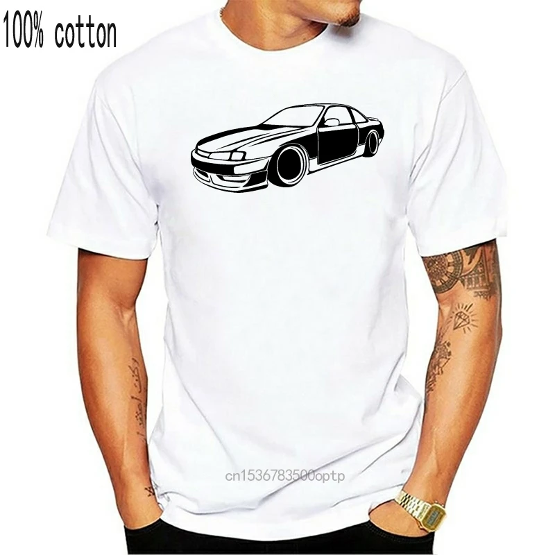 Футболки Для мужчин трусы с машинками детское дацан Сильвия S14 Kouki JDM круглым